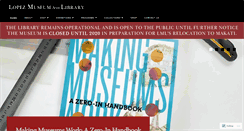 Desktop Screenshot of lopez-museum.com